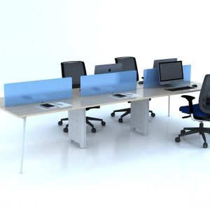 Bàn chữ nhật cụm sáu P6D 1407
