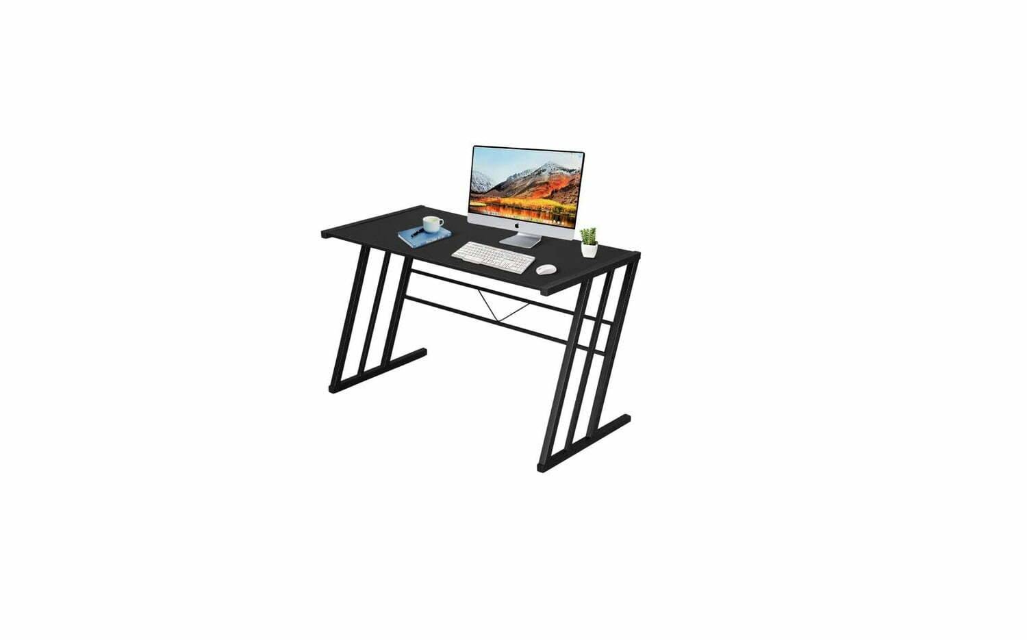 Bàn nhân viên chân sắt chữ Z mới lạ