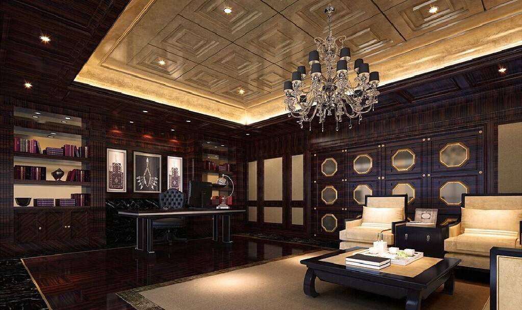 Phòng giám đốc phong cách nội thất Luxury