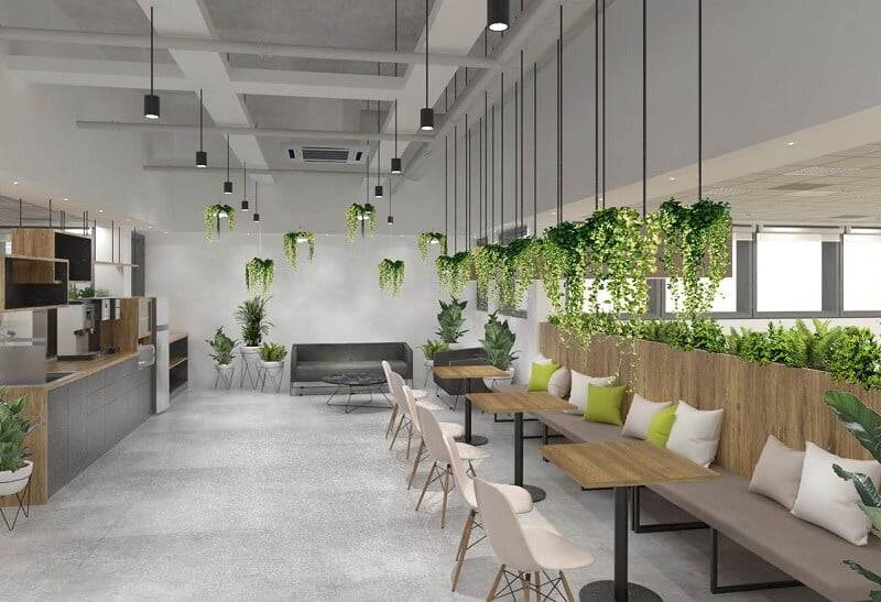 Pantry văn phòng có nhiều tác dụng 