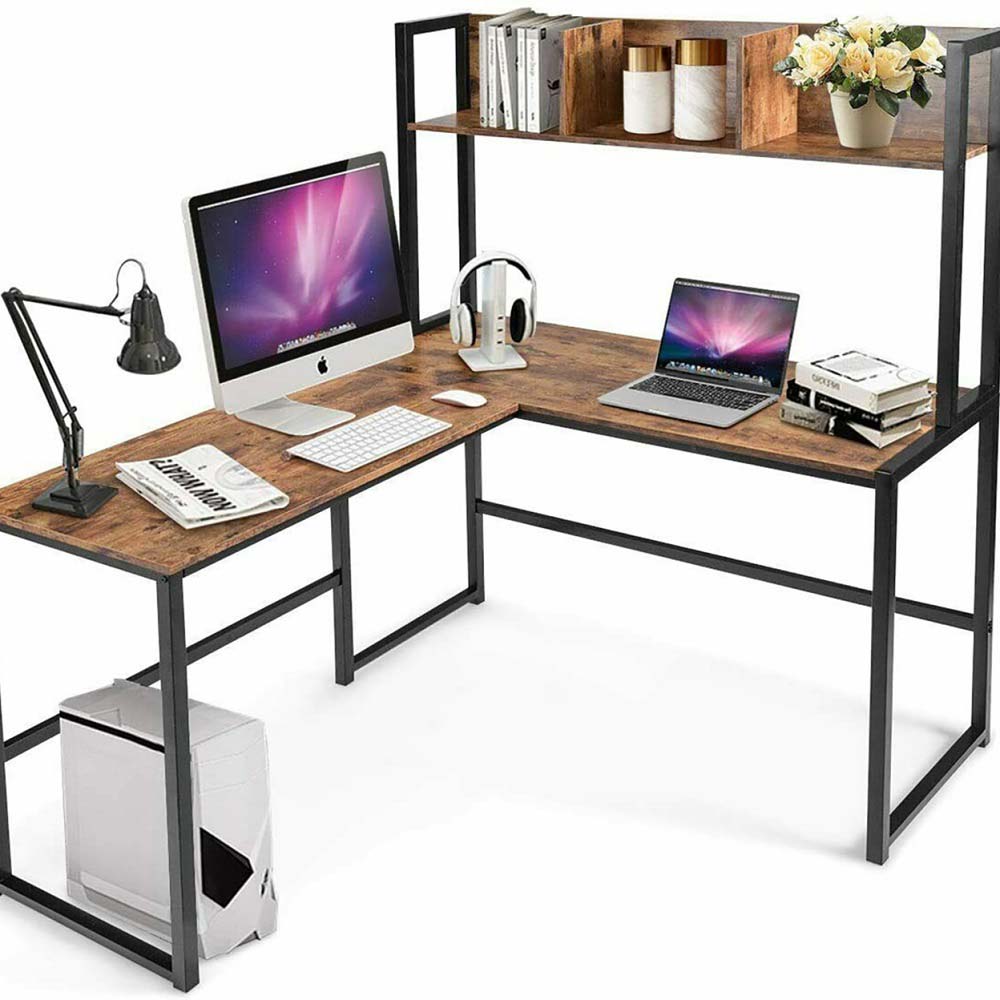 6 tác dụng của các mẫu bàn làm việc để máy tính kèm kệ sách