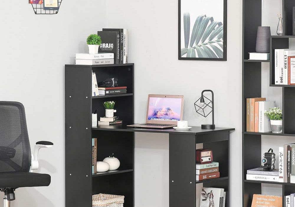 6 tác dụng của các mẫu bàn làm việc để máy tính kèm kệ sách