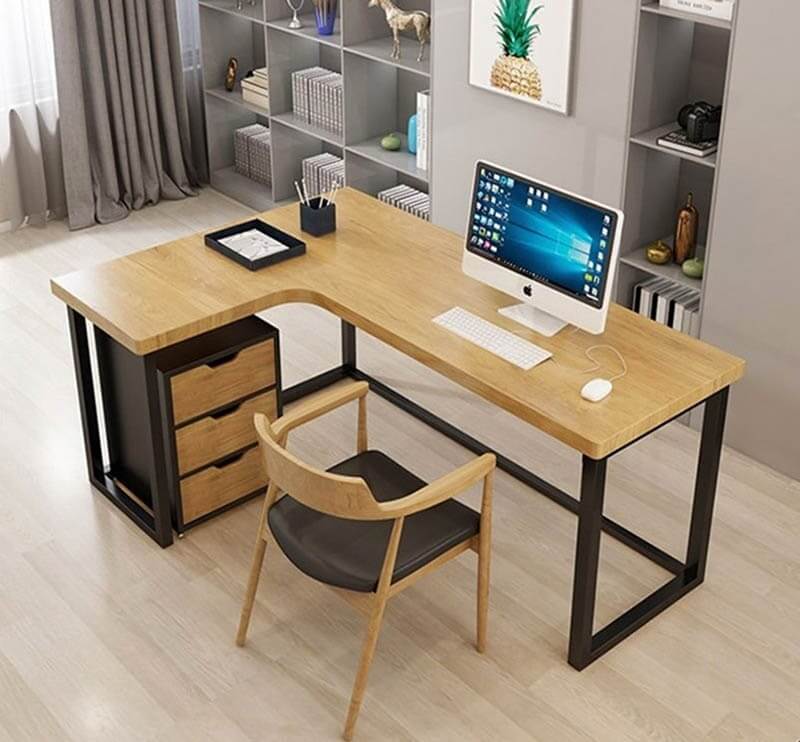 Bàn làm việc khung sắt