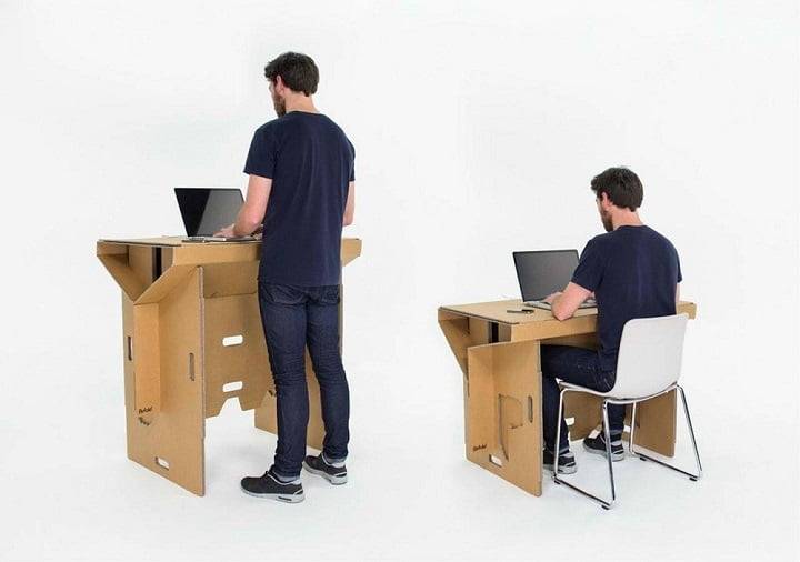 Bàn làm việc đứng điều chỉnh đồ cao