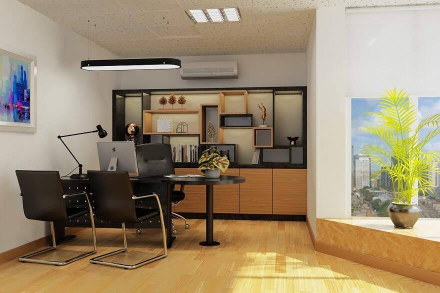 Bàn làm việc giám đốc kiểu dáng thanh thoát và cá tính