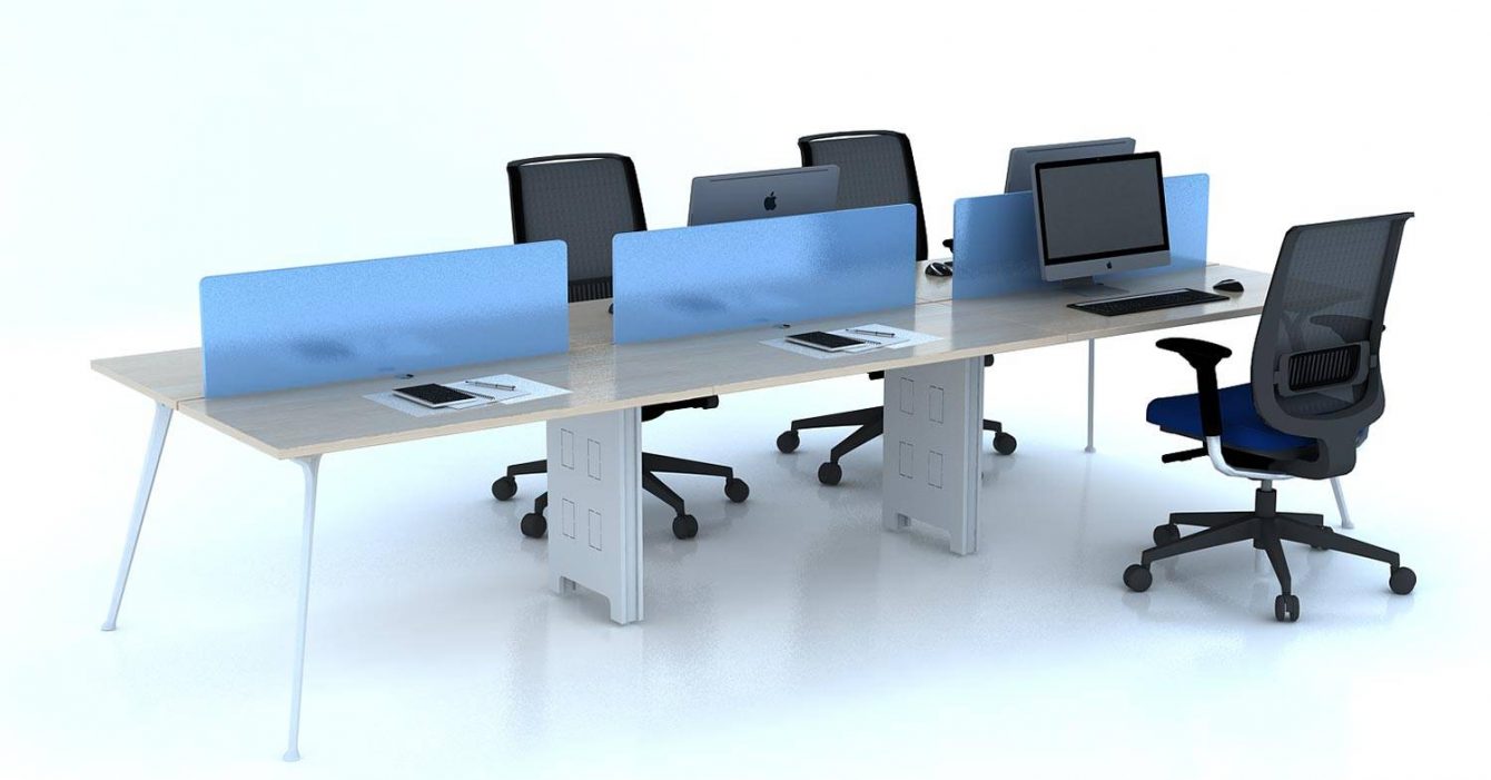6 tác dụng của cụm bàn làm việc 6 người tại các văn phòng