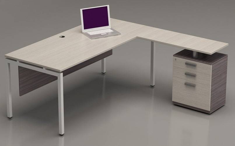 Bàn trưởng phòng chữ L được ưa chuộng vì có nhiều tác dụng 