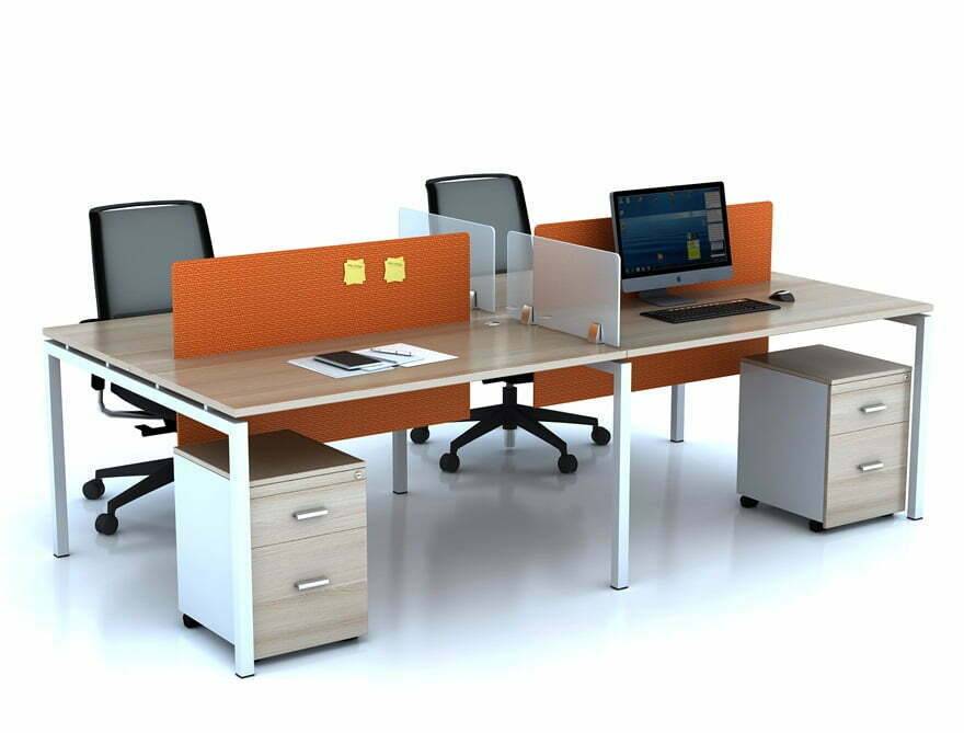 Bàn nhân viên bằng gỗ công nghiệp cao cấp