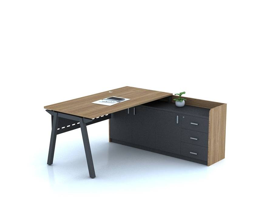 Bàn làm việc kèm hộc tủ SSL-140612C-RL