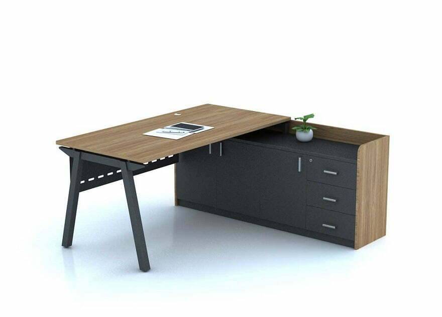 Bàn nhân viên cao cấp bằng gỗ công nghiệp