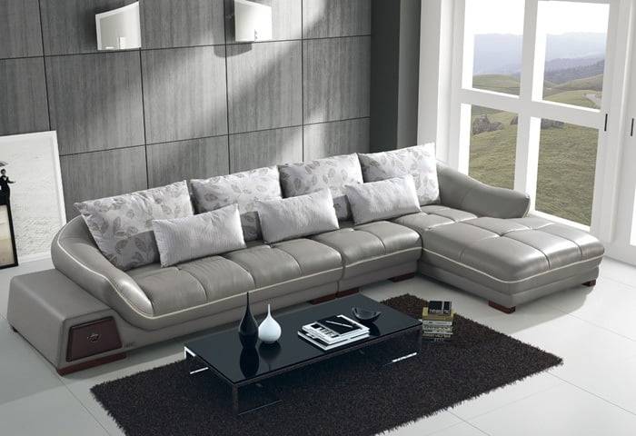 Chất liệu ghế sofa văn phòng da thật