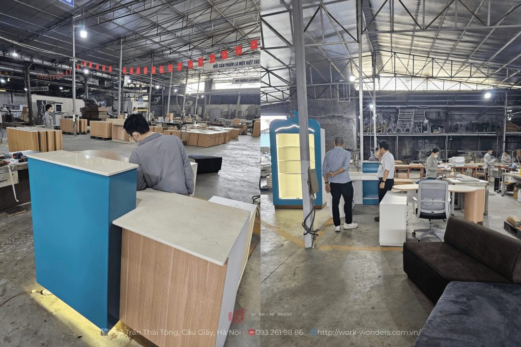 Kho vật liệu gỗ công nghiệp