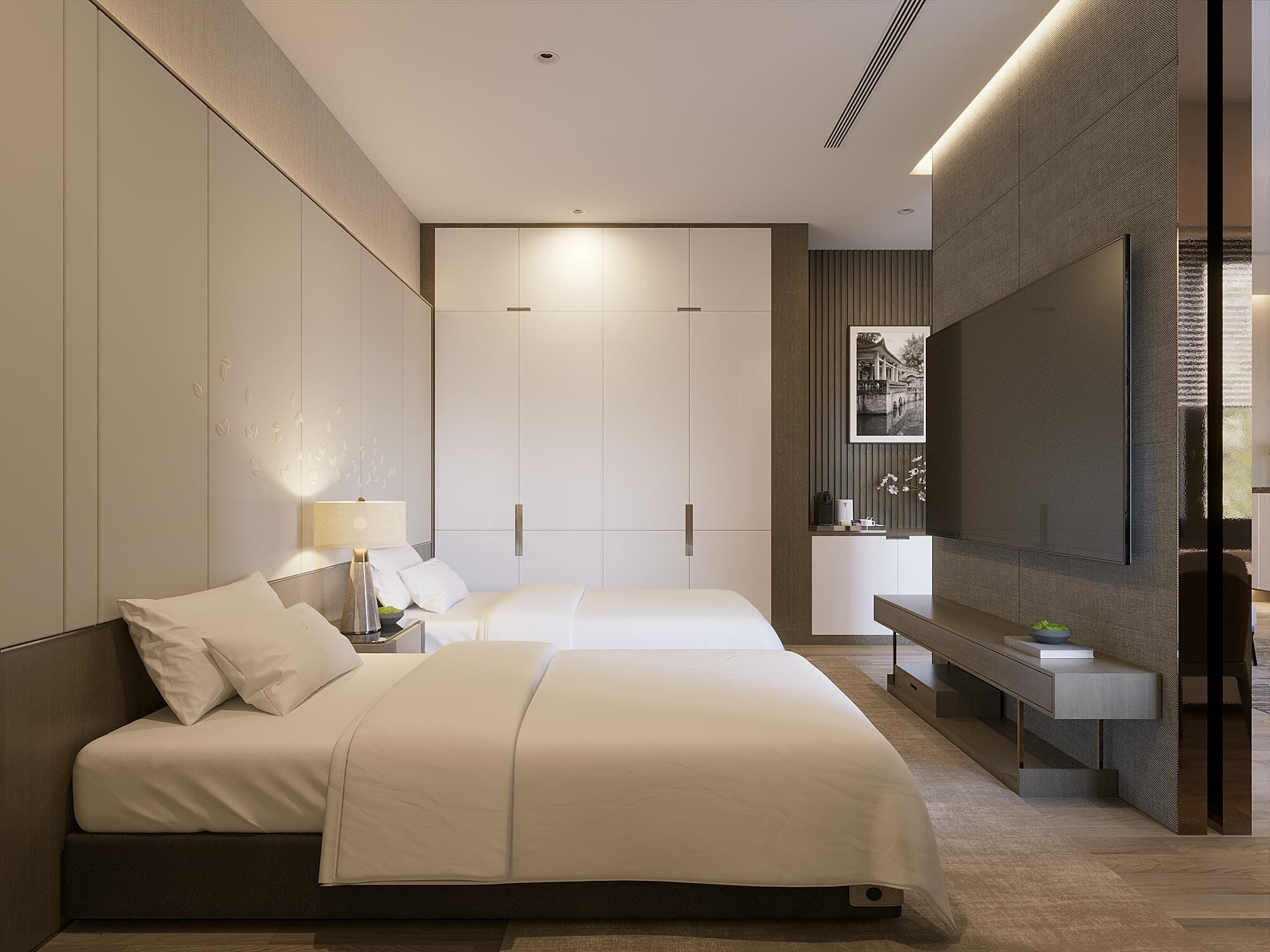 Nội thất phòng ngủ biệt thự cao cấp
