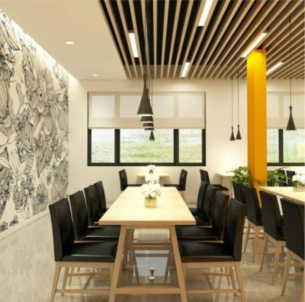 Nội thất F&B nhà hàng canteen